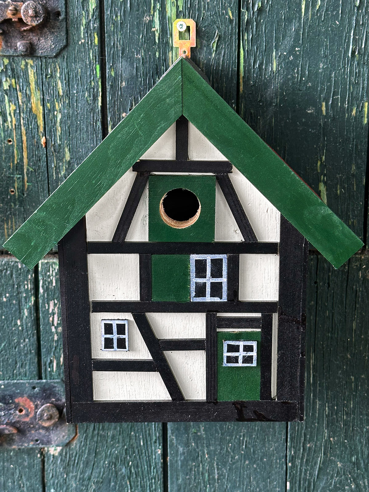 Het Magnifieke vakwerk vogelhuisje