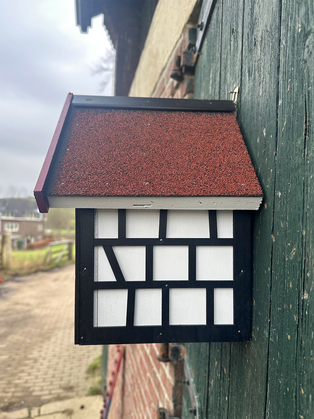 Het Magnifieke vakwerk vogelhuisje