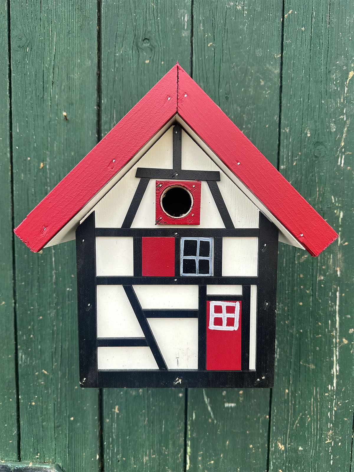 Het Magnifieke vakwerk vogelhuisje