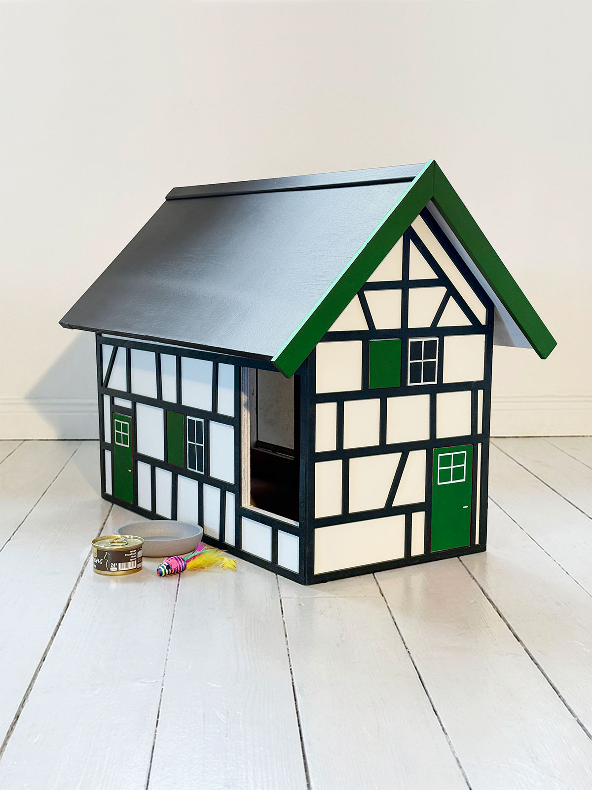 Het Magnifieke vakwerk kattenhuis