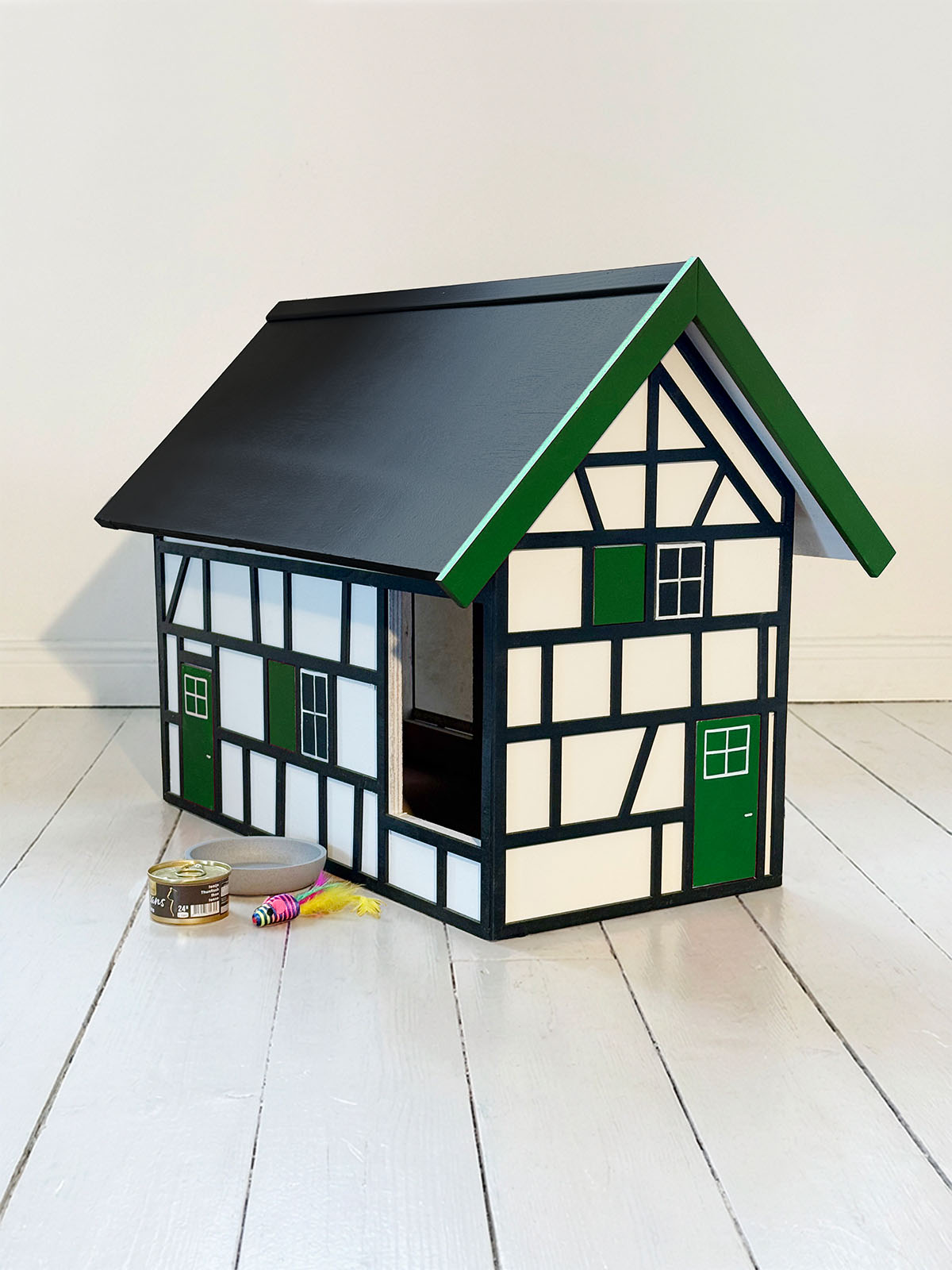 Het Magnifieke vakwerk kattenhuis