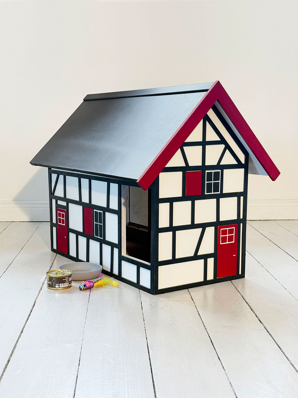 Het Magnifieke vakwerk kattenhuis