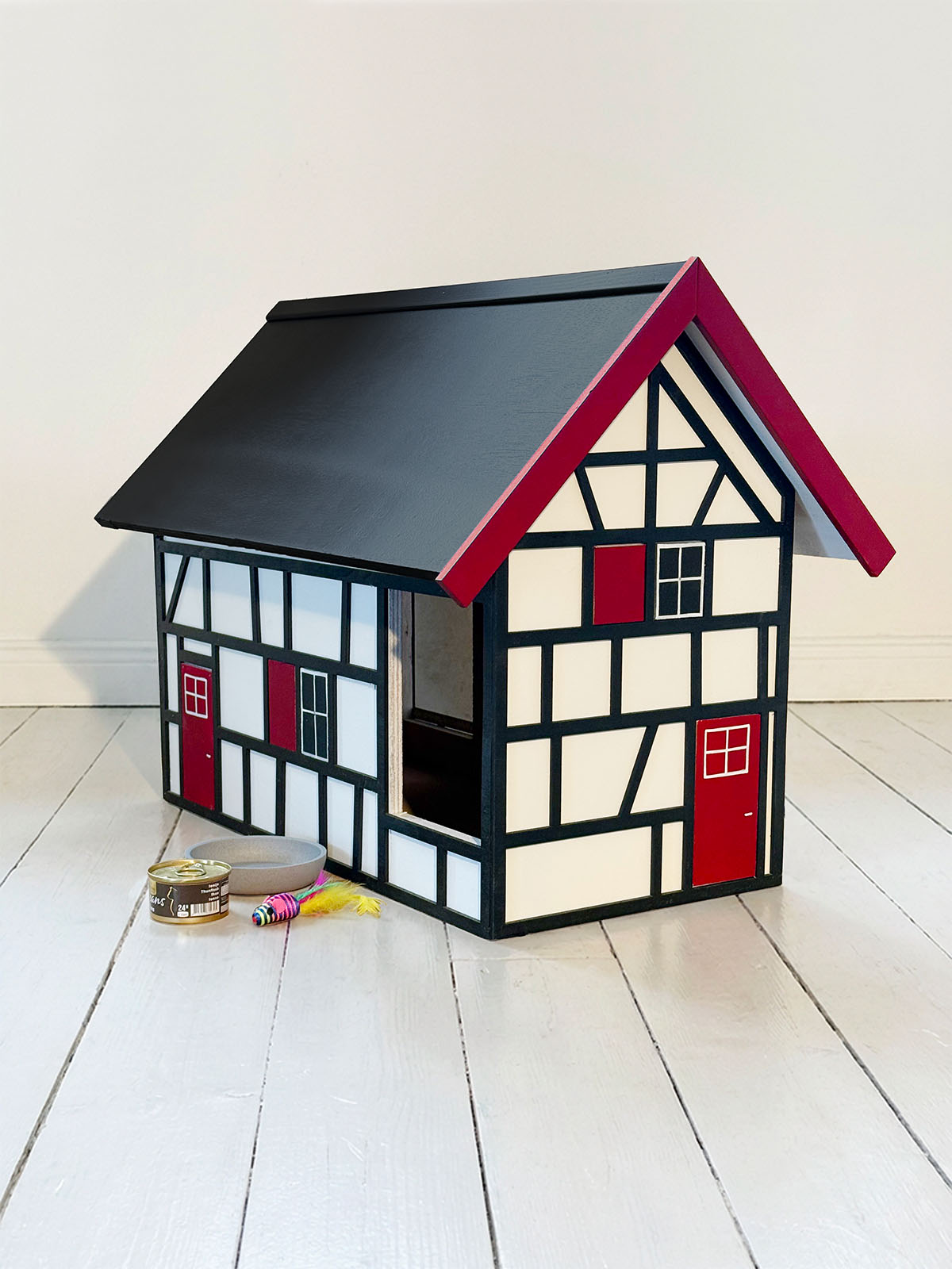 Het Magnifieke vakwerk kattenhuis