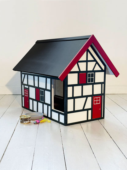 Het Magnifieke vakwerk kattenhuis