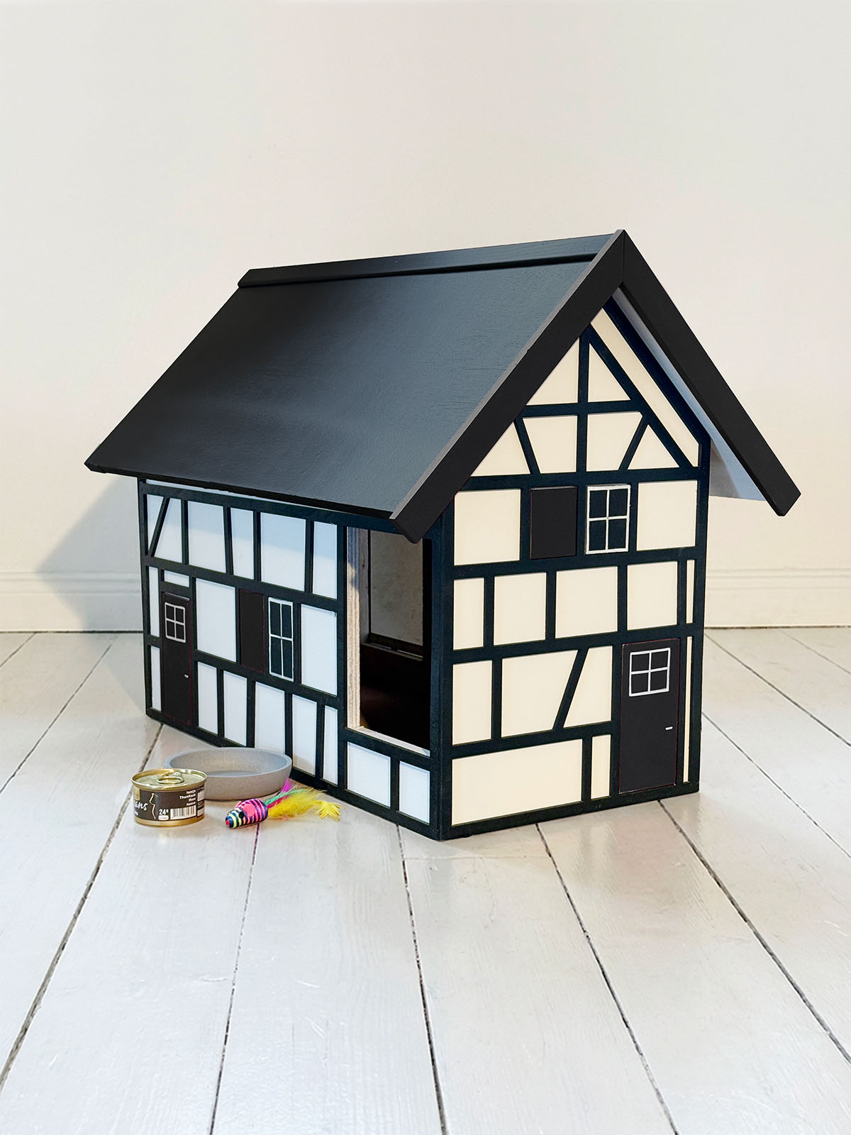 Het Magnifieke vakwerk kattenhuis