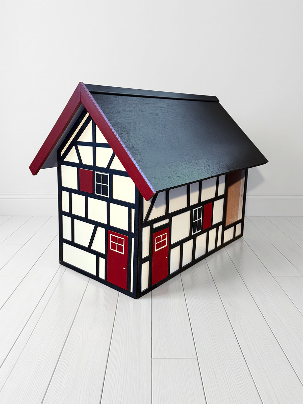 Het Magnifieke vakwerk kattenhuis