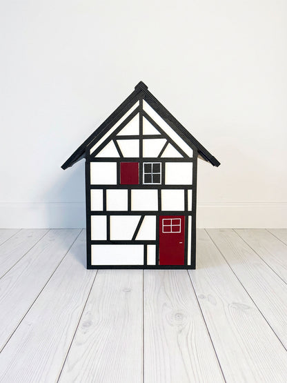 Het Magnifieke vakwerk kattenhuis