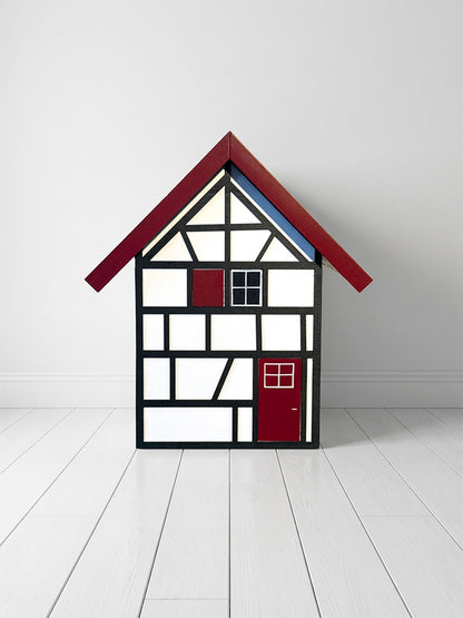 Het Magnifieke vakwerk kattenhuis